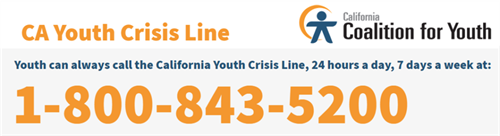 CA Youth Crisis Line
